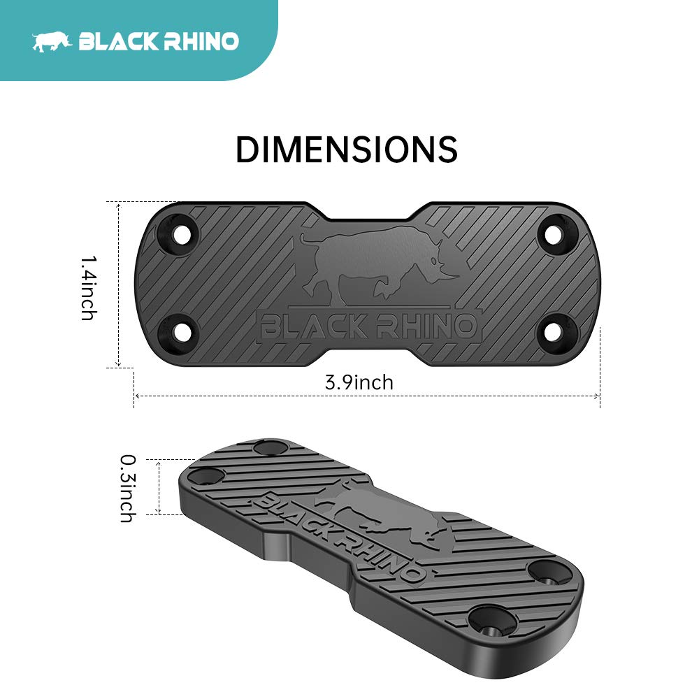 Generic Gun Magnet for Vehicle - Magnetic Quick to use Holder for Rifle, Handgun, Shotgun, Pistol up to 49lbs - Tactical Car Holster & Mount for Home, Desk, Truck Accessories for Men (4PACK-49LBS)