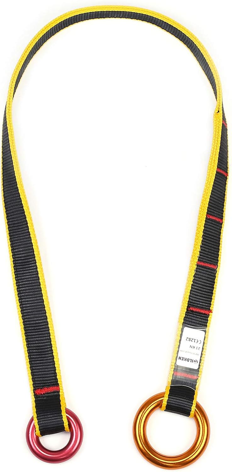 WILDKEN Tree Arborist Friction Saver Tree Climbing Cambium Saver Loop Belt Sling Retrievable Anchor 35.4 inch/43 inch