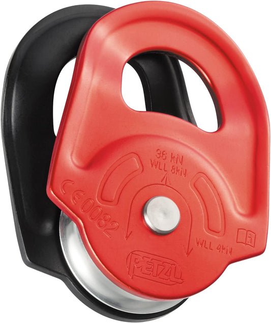 PETZL - Rescue, High-Strength Pulley with Swinging Side Plates