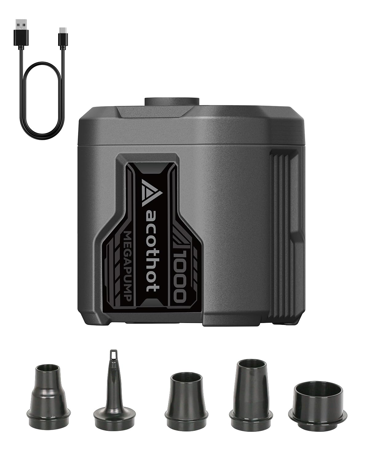 ACOTHOT Double Foam Camping Mattress Bundle with Portable Air Pump