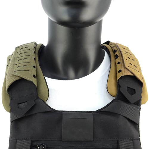 Zamudam Tactical Vest Shoulder Pad Cushion Pad for CPC JPC XPC Molle Plate Carrier Shoulder Strap Pads 1 Pair Black