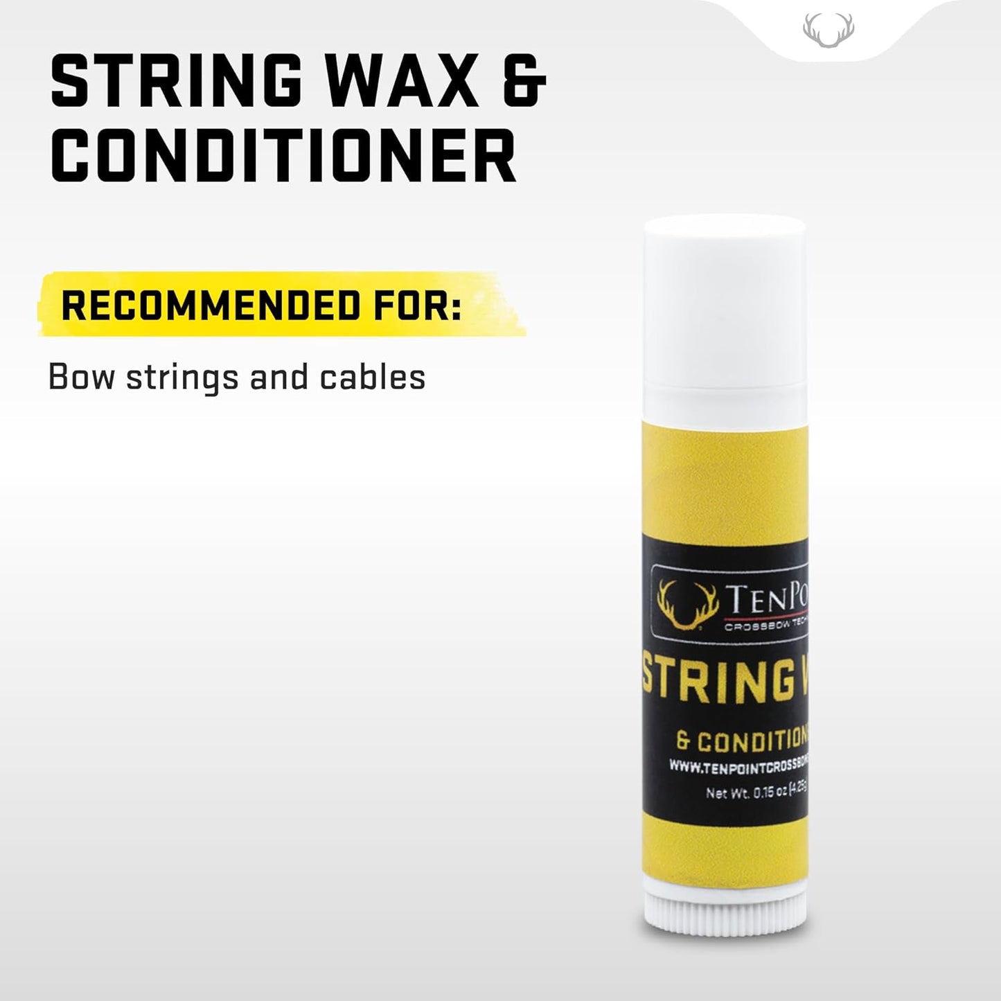 TenPoint String Wax & Conditioner - Lubricates, Rejuvenates & Extends the Life of Crossbow Strings and Cables - Made from All-Natural Components