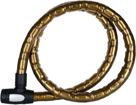 Oxford OF145 Smoke 25mm Diameter 4.9' Long Barrier Armored Cable Lock