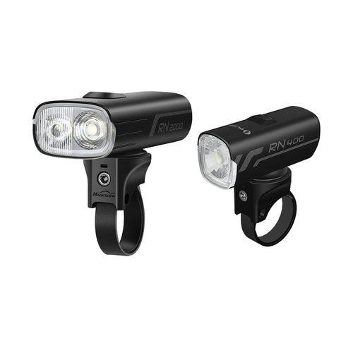 OLIGHT RN 2000 LED Rechargeable Bike Light, 2000 Lumens and 557ft Max Throw Waterproof Bicycle Headlight Bundled with RN 400 LED Bicycle Lighting, 400 Lumens USB Type-C Bike Frontlight