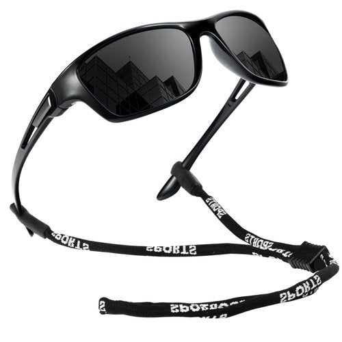 OUTDOORKING Polarized Sports Sunglasses for Men UV Protection Wrap Around Sun Glasses Fishing Driving