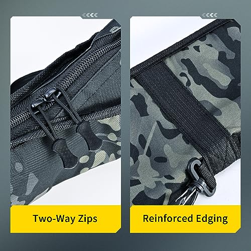 LEOFISHING Portable Folding Fishing Pole Bag Small 120cm/3.94ft