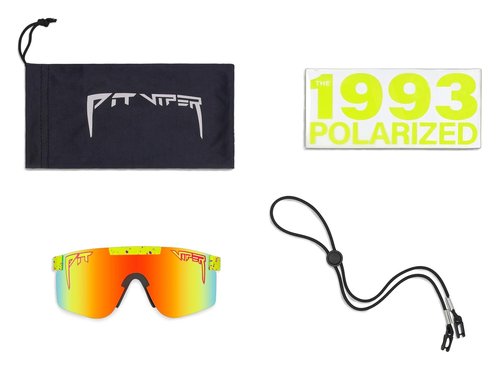 Pit Viper Sunglasses I Narrow Fit - Small Adult & Kids 8-12 I Original Retro Model I Polarized Polycarbonate Lens