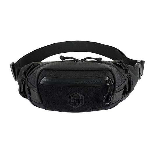 M-Tac Premium Military Tactical Mens Fanny Pack - Waist Belt Bag - Waterproof Concealed Carry Fanny Pack For Men & Women Cross Body EDC (Elite Hex Black)