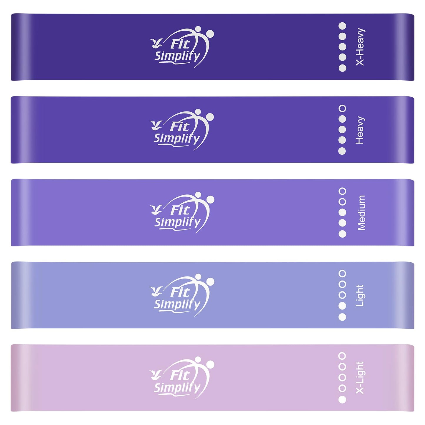 Fit Simplify Resistance Loop Exercise Bands and Sliders