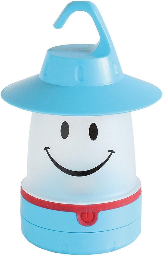 Smile LED Lantern: Portable Night Light Camping Lantern For Kids (Hibiscus),Red