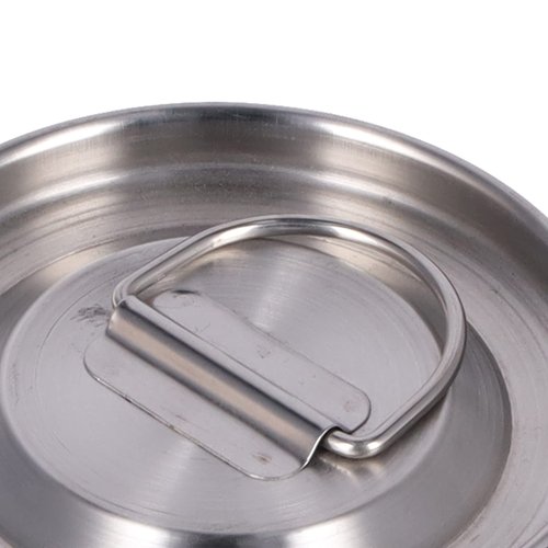 Backpacking Cup, 1L Outdoor Coffee Cup Camping Cooking Pot Backpacking Mug with Foldable Handle Lid for Hiking, Fishing