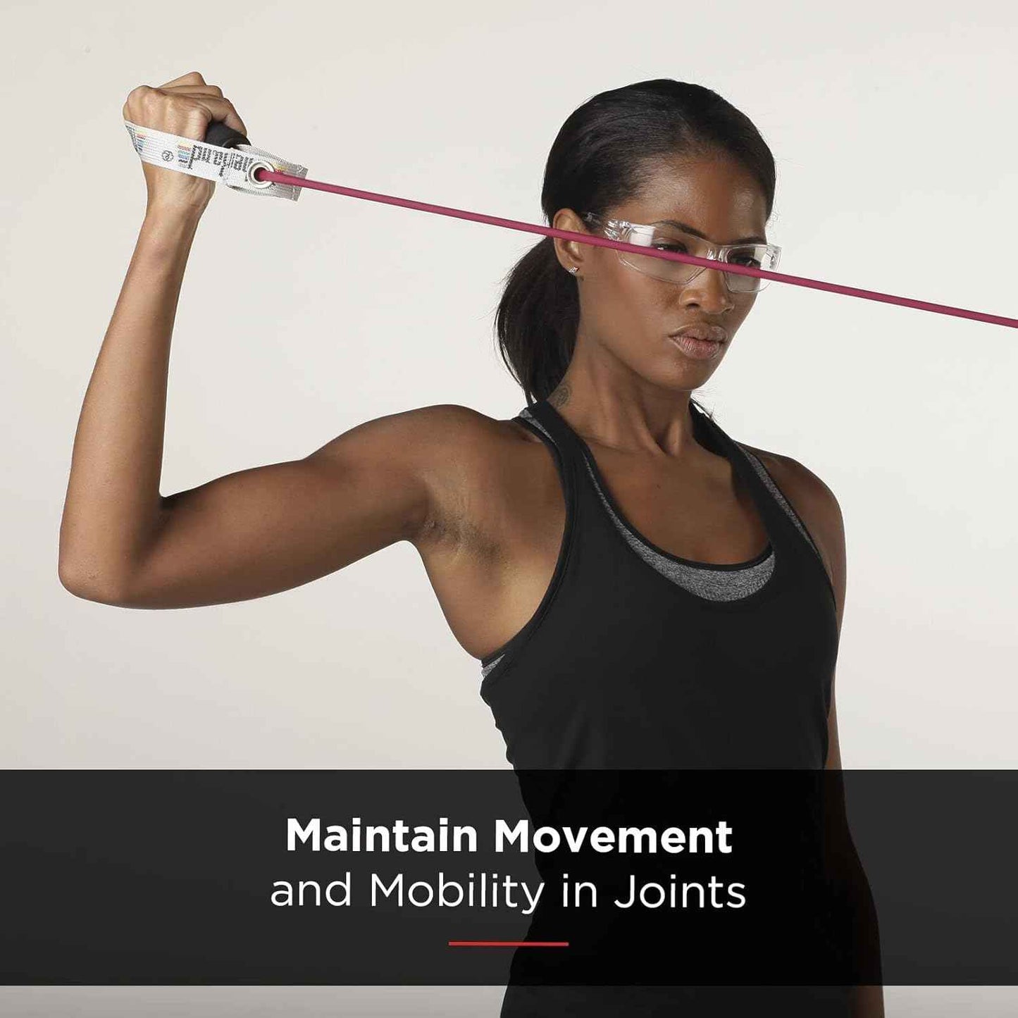 Extra Heavy THERABAND Resistance Tubes - 48 Inch Latex Elastic for Exercise & Rehab