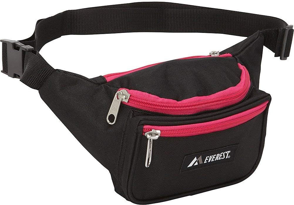 Everest Signature Waist Pack - Standard, Black, One Size