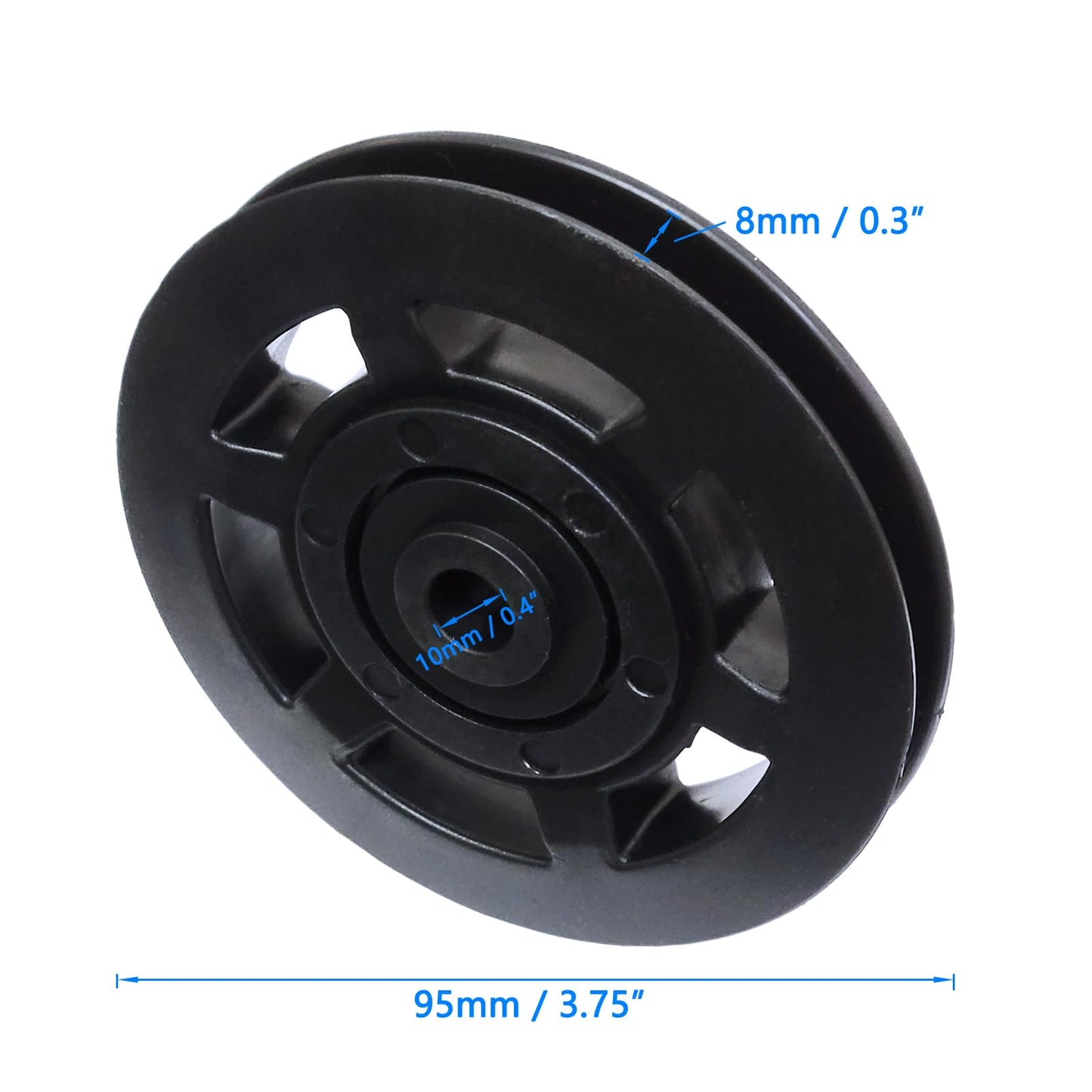 4X Bearing Pulley Wheel GYM Fitness Equipment Part Cable 3-3/4 Inch