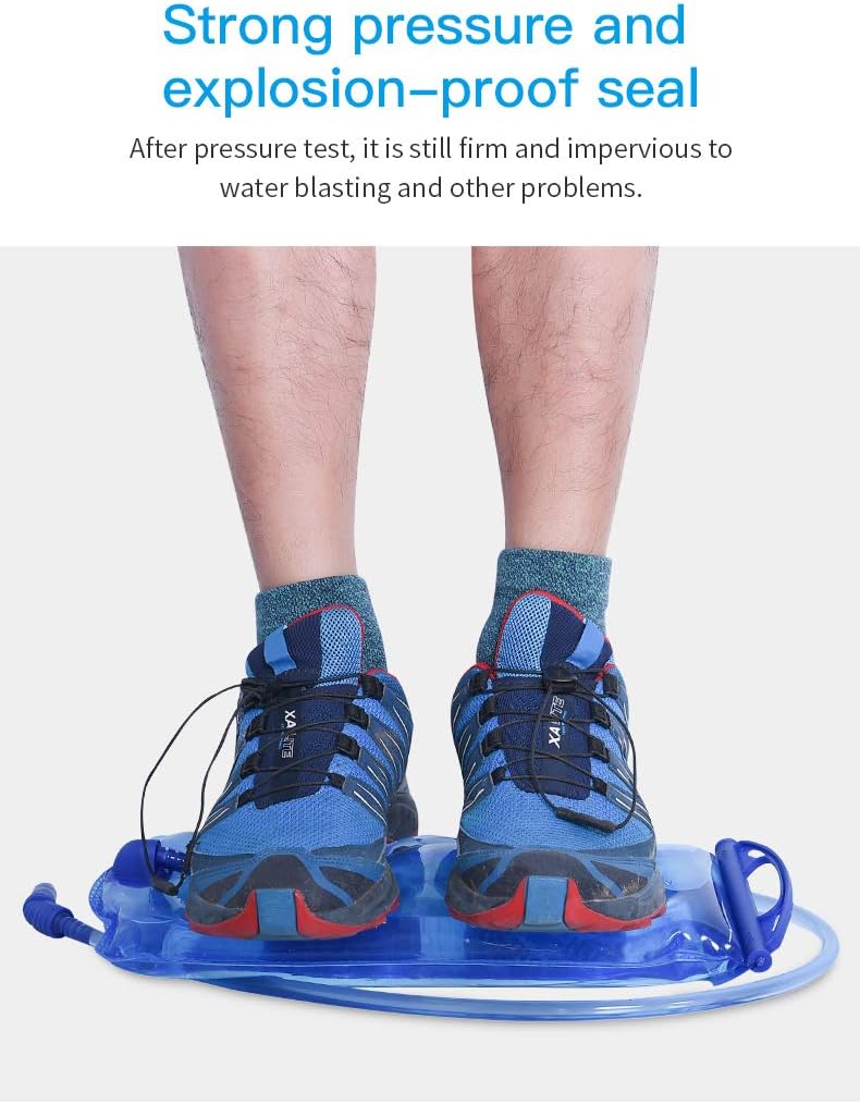 AONIJIE 1L/ 1.5L/ 2L/3L Folding Riding Running Water Bag Outdoor Mountaineering Backpack Drinking Bag (1.5L-TPU)