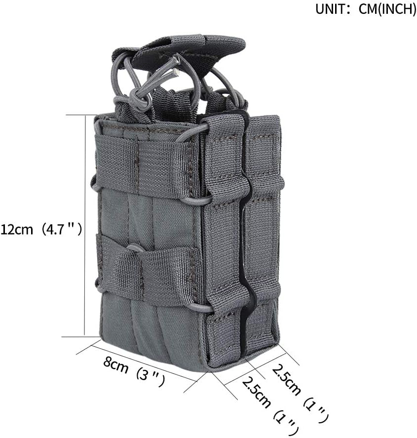 EXCELLENT ELITE SPANKER Tactical Molle Single/Double Open-Top Mag Pouch for M4 M14 M16 AR15 G36 Magazine