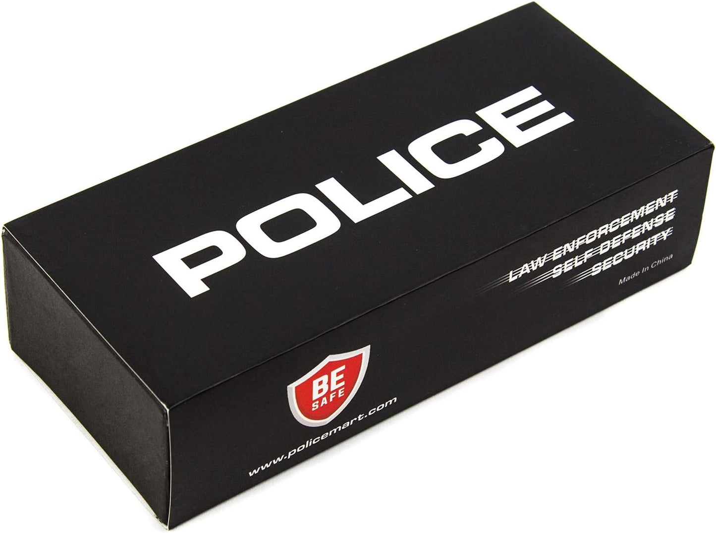 POLICE Stun Gun for Self Defense 628 – High Voltage Mini Rechargeable with LED Flashlight & Siren Alarm – Compact & Heavy Duty – Personal Security for Women & Men – Blue