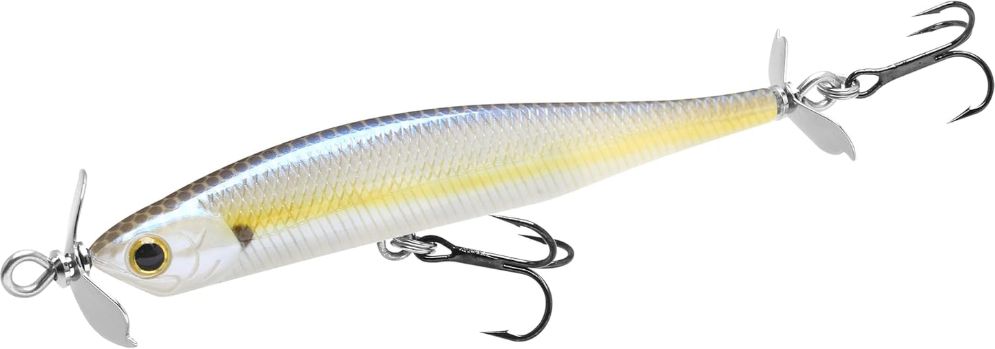 LUCKY CRAFT Screw Pointer 80, Freshwater Bass Fishing Lure, Jerkbait, Smallmouth, Walleye, Sinking, Tournament Winning, Spy Bait, Fishing Gear, Fishing Accessories, Tackle