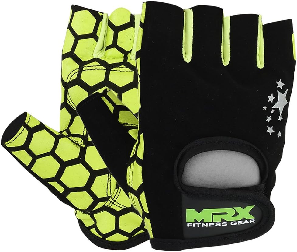 Women's Weight Lifting Gloves - Anti-Slip Padded Fitness Gloves for CrossFit & Training