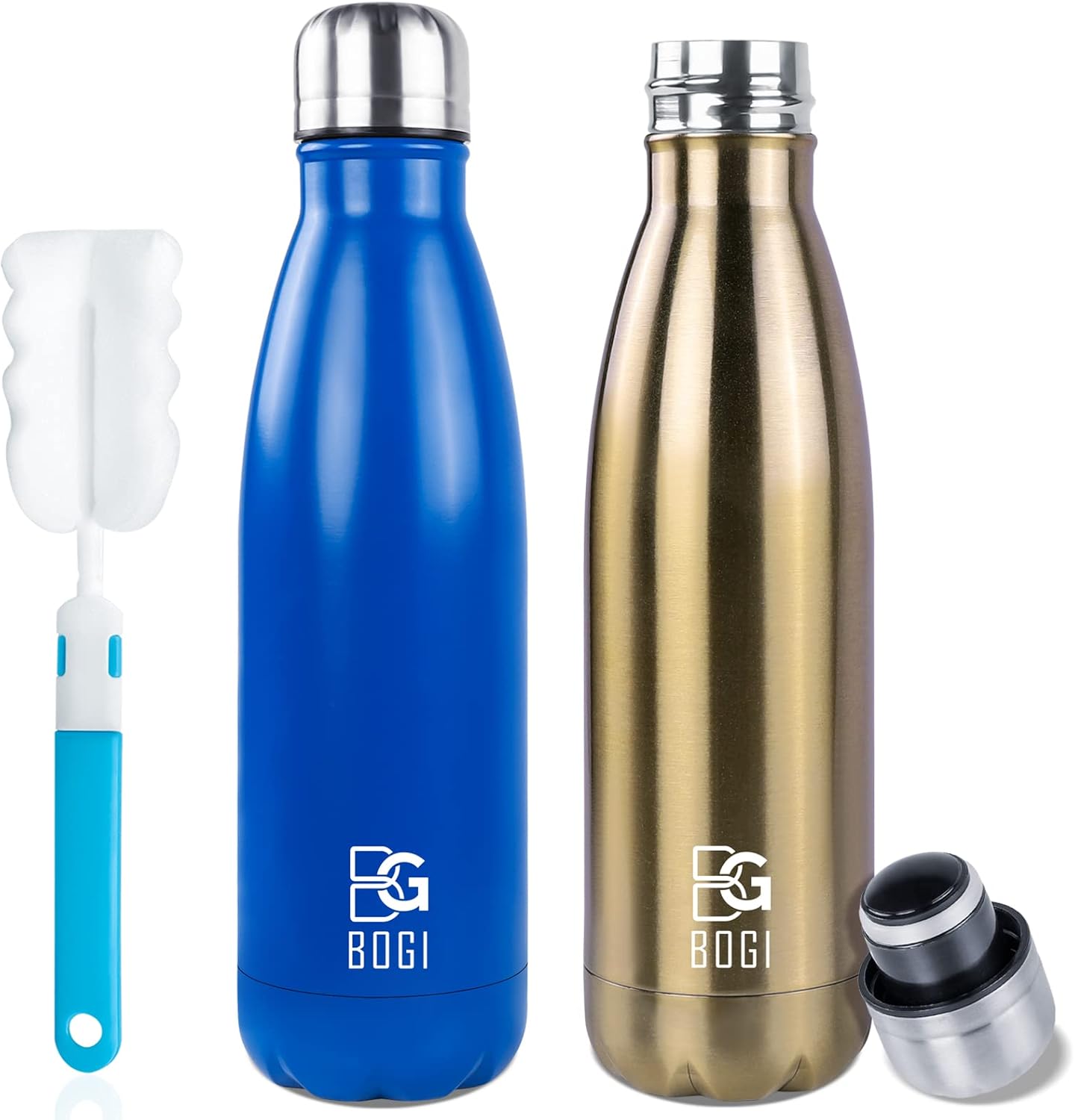 17oz Insulated Stainless Steel Water Bottle | Leak-Proof | Hot Pink for Outdoor Sports