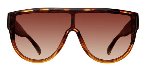 Carrera Women's Steve Madden Female Sunglasses Style Nigel Navigator, Crystal Tortoise/Brown Gradient, 143mm, 0mm