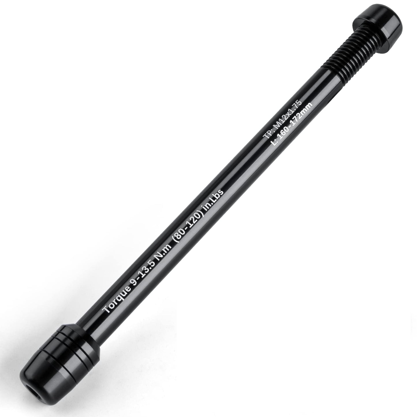 12mm Thru Axles for Bike Trainers - M12 x 1.0/1.5/1.75 Thru Axle Adapter for Rear Wheel Attachment Trainer - Bike Trainer Thru Axles Adapter (M12x1.75/160-172)