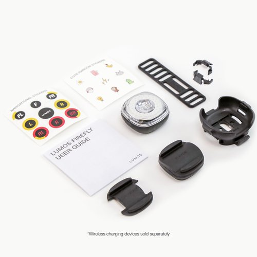 Lumos Firefly Smart Bike Light System - Sync Front & Rear LED Light, Custom Brightness, Flash Pattern, Day/Night Mode, Turn Signals, Brake Lights, Bicycle Accessories for Night Riding