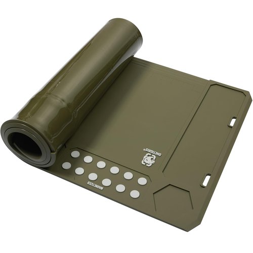 OneTigris Gun Clean Mat Magnectic for Table, Extra Large 48"x16" for AR 1911 Rifle Anti-Slip Rubberized Repair Mat for Gun Parts, Protects Work Surface from Solvents and Oils
