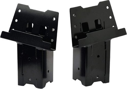 HME High-Strength Welded Construction Durable Multi-Use Platform Brackets 4 Pack - For Use With Hunting Blinds, Play Sets, Tree Houses