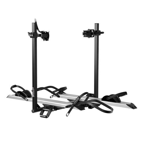 Young Electric Aluminum Hitch Mounted Bike Carrier 200 LBS Capacity for Standard Bikes and Ebikes, Fit Cars SUV Truck Trailer and RV