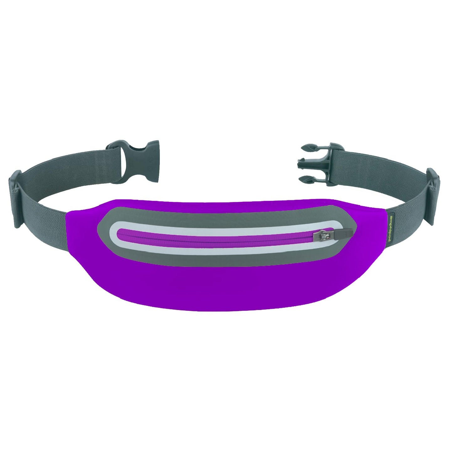 Amphipod Neo-Lite Run Pack, Bounce-Free Waist Storage for Running, Jogging & Walking, Men & Women - Purple - XL
