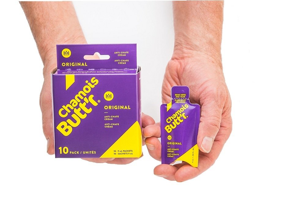 Chamois Butt'r Original Anti-Chafe Cream 32 oz Tube | 10-Pack 9mL Packets