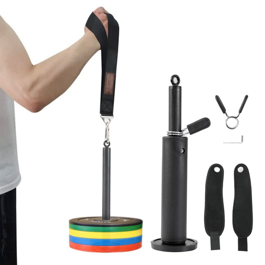 PANTIK Arm Wrestling Training Strap Belt Hand Grip Arm Finger Forearm Exerciser Strengthener for Cable Machine and Free Weight