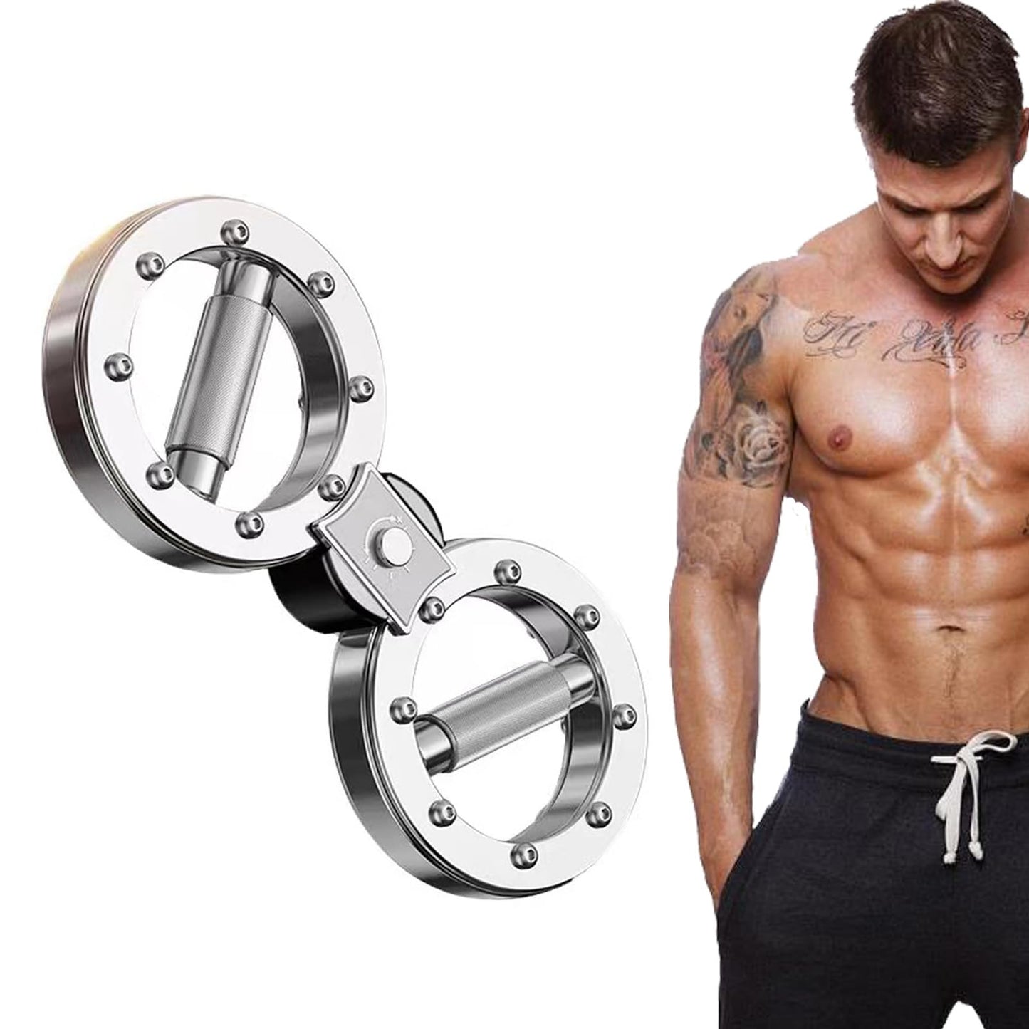 Forearm Strength Trainer-Arm Workout Equipment Forearm Exerciser-12 Pounds Resistance Adjustable Rotator Machine for Home, Boxing, Gym (Style 1)