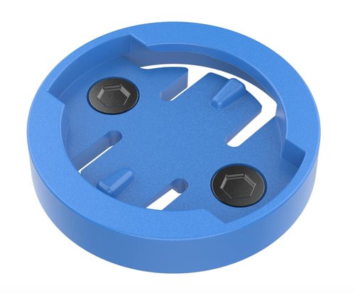KOM Cycling Replacement Disc for CM06 Mount, Stem Mount, Integrated Handlebar Mount (Blue (Wahoo Disc), Singe Disc)