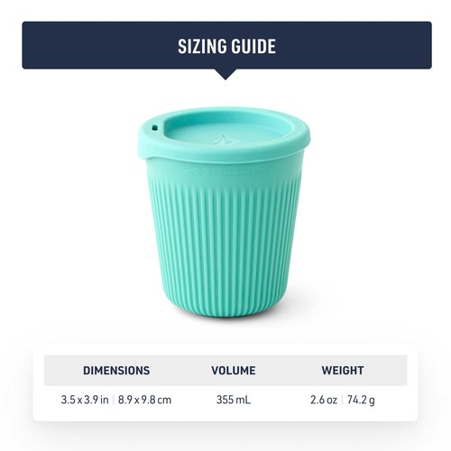 Sea to Summit Passage 12 Ounce Camp Cup, Arrowwood Yellow