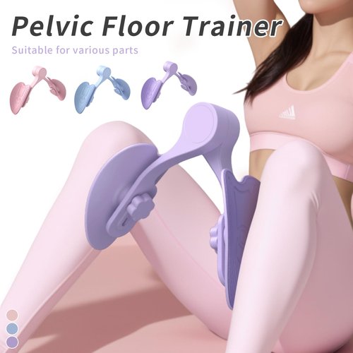 Thigh Master Kegel Pelvic Floor Muscle Training and Repair Device, Leg Beauty Clip, Leg Slimming Tool, Hip Beauty Clip, Pelvic Bone retraction Clip, Inner Thigh Clip (Purple)