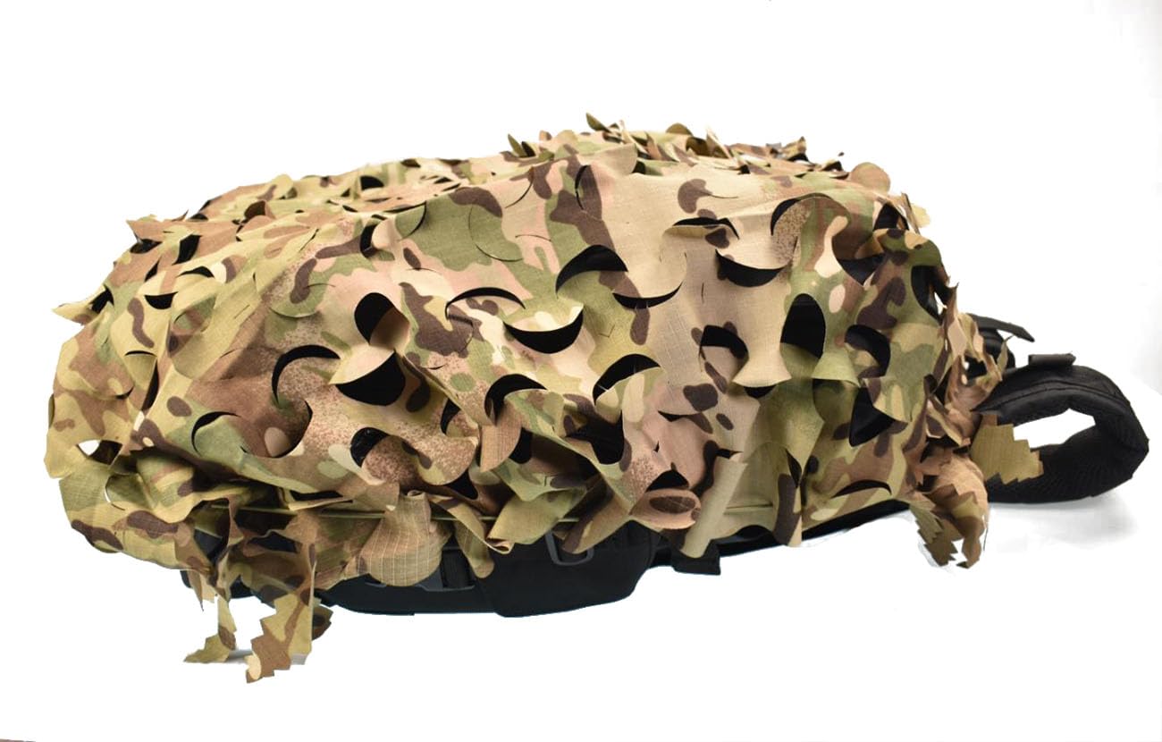 Hdlsina Breathable Mesh Camo Pack Cover Tactical Backpack Cover for Tactical Backpack, Rucksack (Camo Large fit 60-80 L)