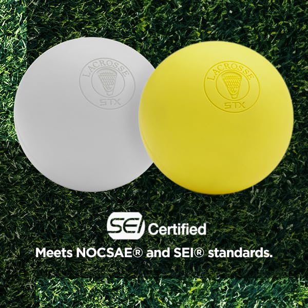 Mixed Lacrosse Balls Set - 4 Pack for Practice & Training