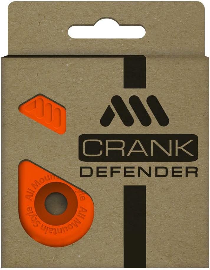 All Mountain Style Crank Defender – Crank Boot Protector Supports High Impact and Scratch Protection - Crankset Cover Sleeve Arm Helps Protect and Style Your Bikes Crank Arm (Green Boots)