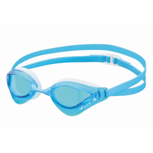 VIEW Swimming Gear V-230ASA Blade Orca SWIPE Anti-Fog Racing Swim Goggles, Aquamarine