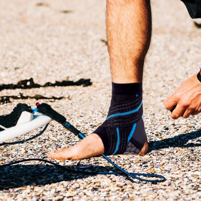 Nvorliy AquaFlex Pro Ankle Brace Small - Water Sports Support for Swimming & Diving