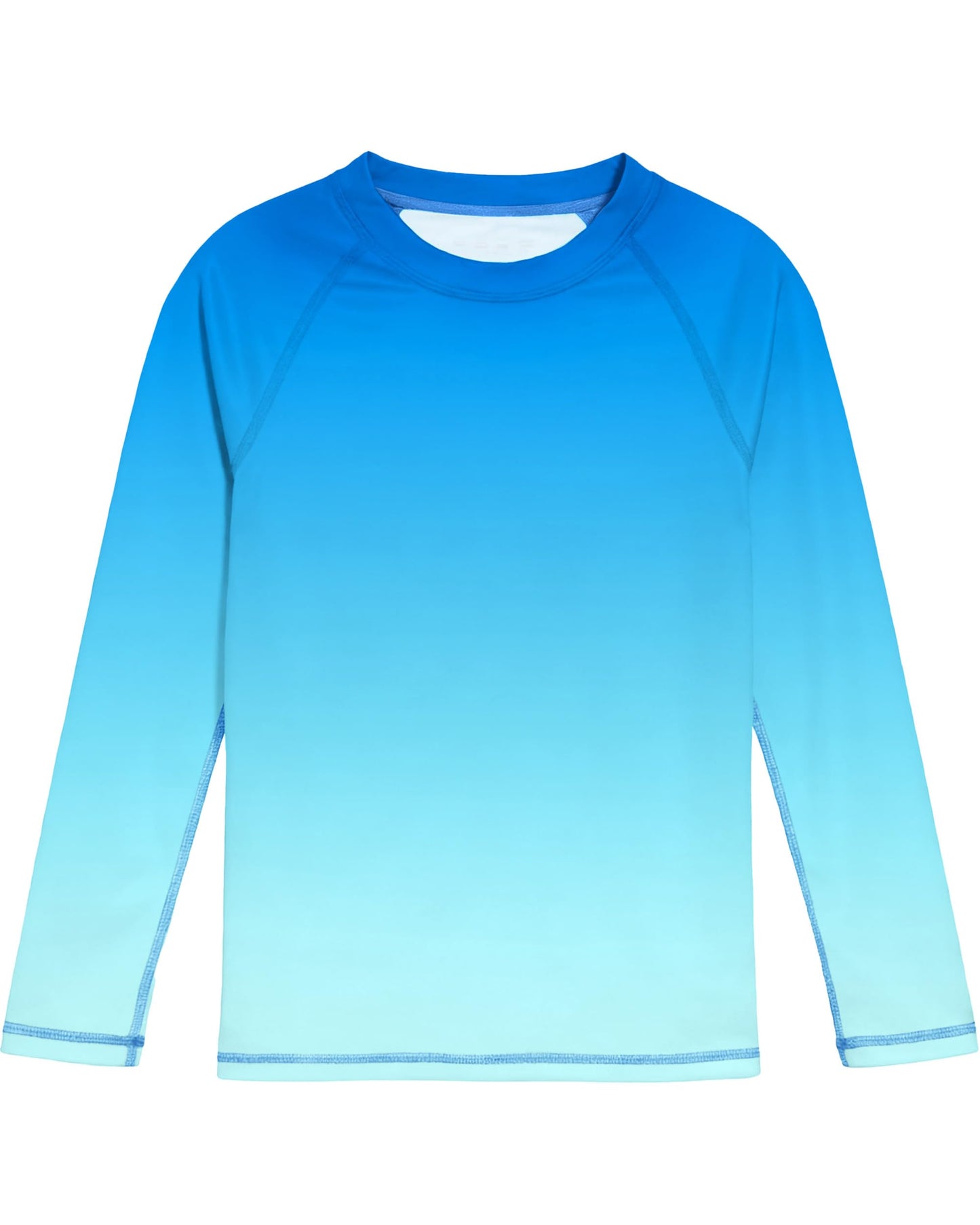 DRONIRING Boys' Rash Guard Long Sleeve, UPF 50+ Swim Shirt for Boys Kids Youth, UV Sun Protection Water Shirts for Beach Surf