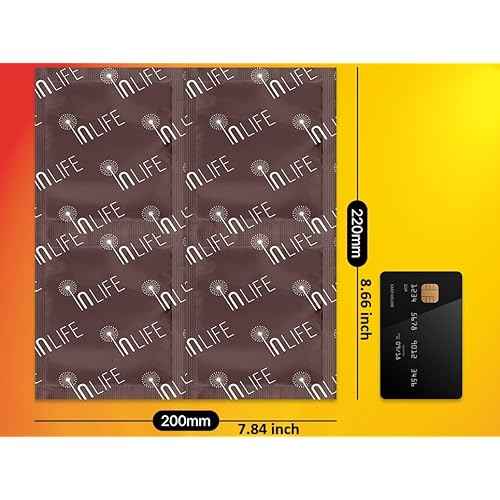 InLife Super Warmer for Lap and Body, All Natural & Safe, Bigger & Wider Area Covered, Higher Heating 145¡ÆF, Air Activated, Easy & Comfort, Steady Longer Lasting, Odorless, 1 Pack