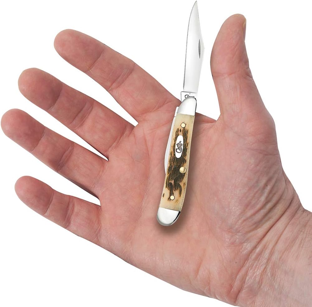 Case WR XX Pocket Knife Orange Synthetic Peanut Item #80504 - (4220 SS) - Length Closed: 2 7/8 Inches