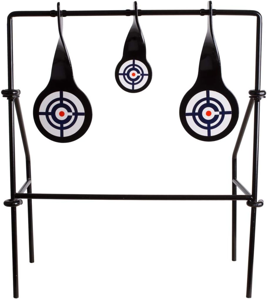 Metal Spinning Target for Airguns - Crosman CSLT, Durable Black Design