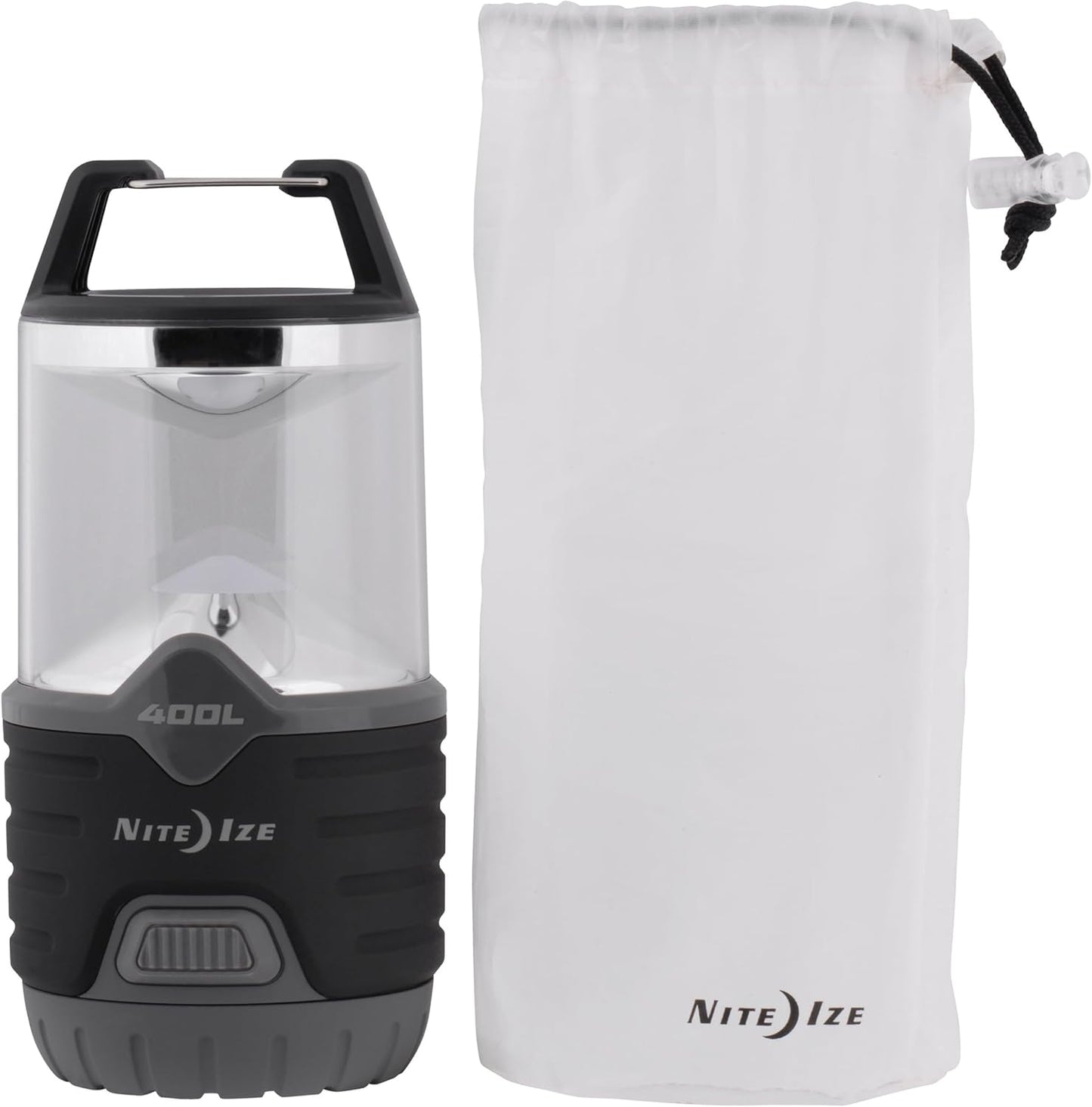 Nite Ize Radiant 400 Lantern, Radiant 400 Lumen Lantern for Camping Or Emergency Preparedness, Black
