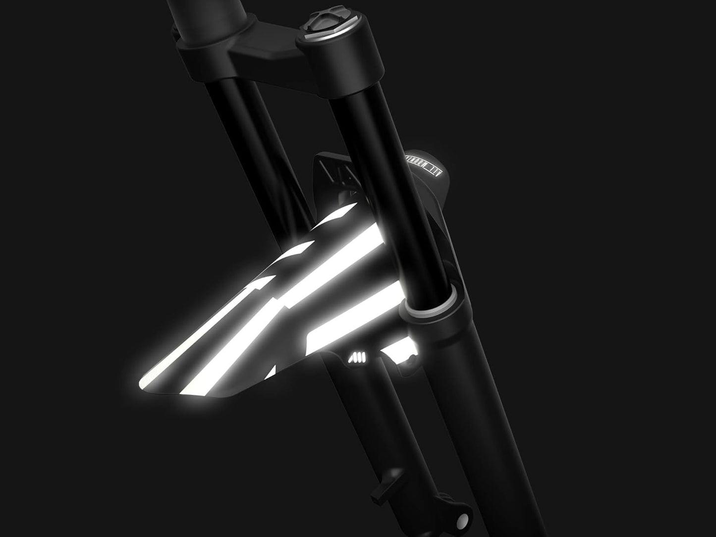 All Mountain Style AMS Front Mudguard – Fits 26’’,27.5’’,29’’, Dazzle/Black