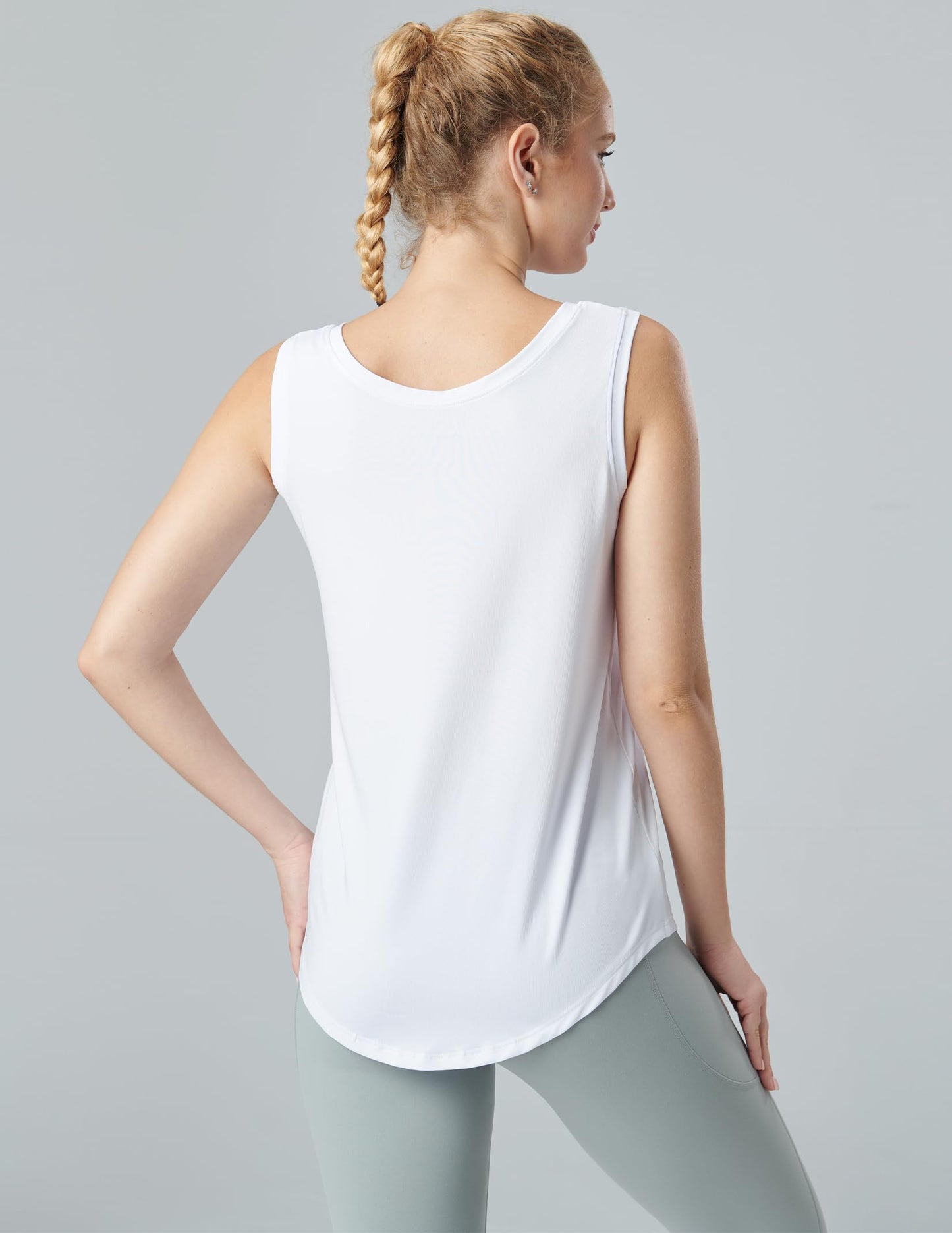 5 Pack Wide Straps Womens Workout Tank Tops, Athletic Sleeveless Shirts for Women, Ladies Exercise Tops for Yoga Tennis (Set 1, X-Large)