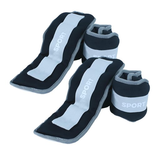 [2-pack] 4lb Wrist Weight & 6lb Ankle Weight in One Set, Adjustable Arm Leg Weight for Men, Women, Strength Weighted for Yoga, Walking, Daily Workouts, Cardio, Gym